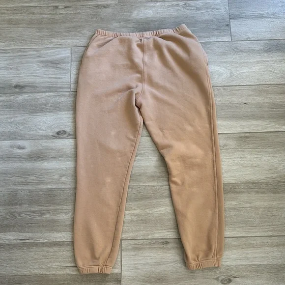 Spiritual Gangster Tan Jogger Sweatpants Size Large - Picture 13 of 14